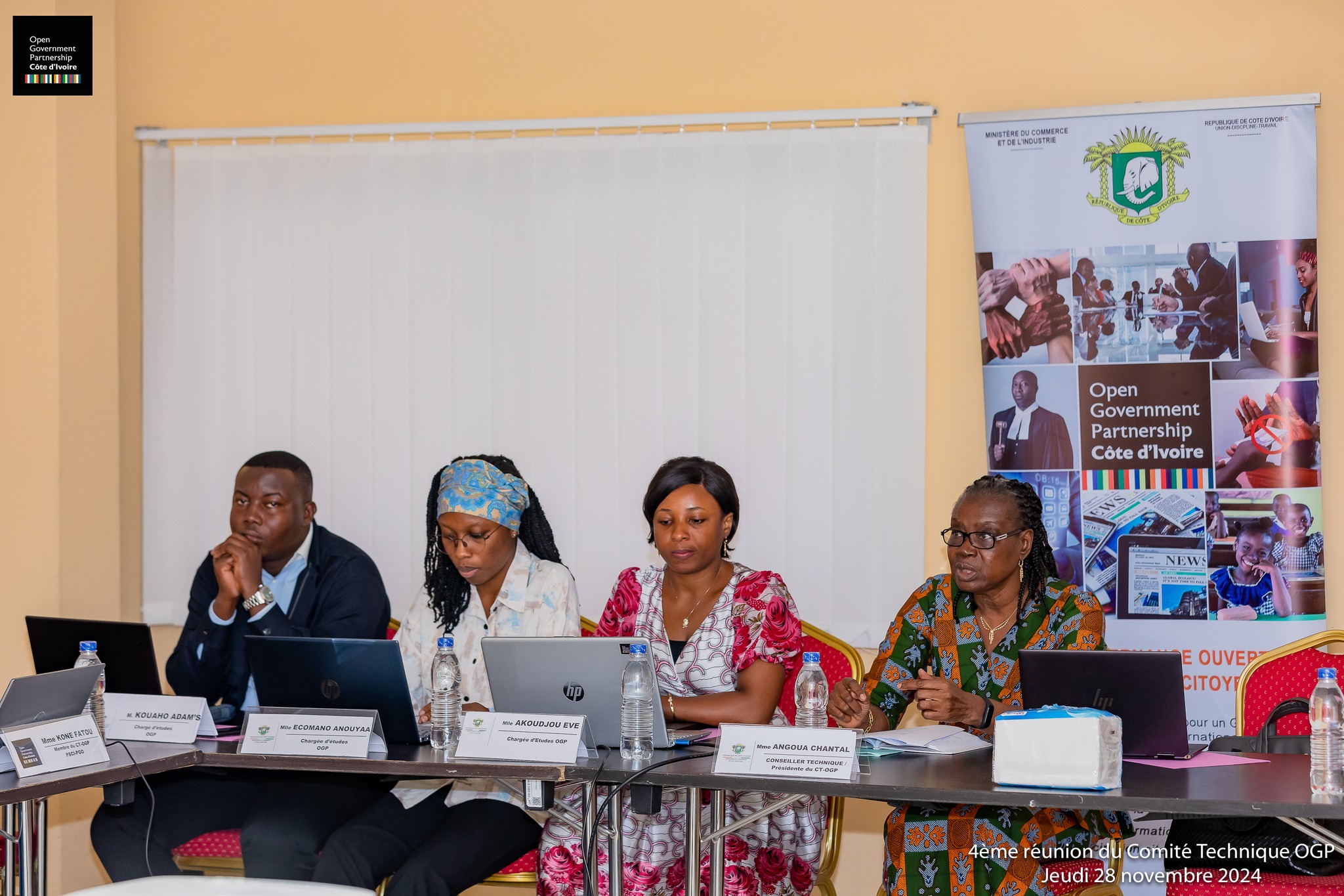 Le Comité Technique de l’OGP a tenu sa 4ᵉ réunion statutaire de l’année 2024 ce jeudi 28 novembre, à la Chambre de Commerce et d’Industrie de Côte d’Ivoire.