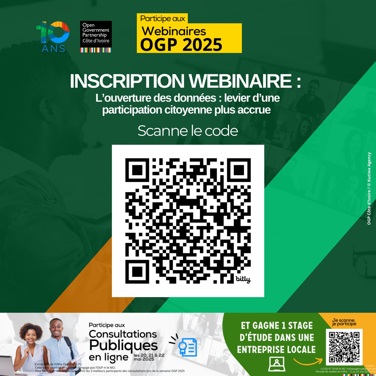 Le Comité Technique organise la Semaine OGP qui se tiendra du 19 au 23 mai 2025 sous le thème national : « l’ouverture des données : levier d’une participation citoyenne plus accrue »